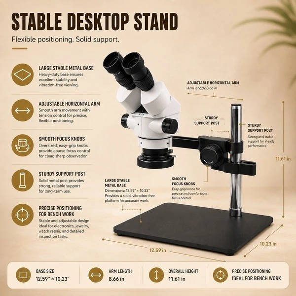 bench-arm-stereo-microscope-stable-desktop-stand bench-arm-stereo-microscope-stable-desktop-stand